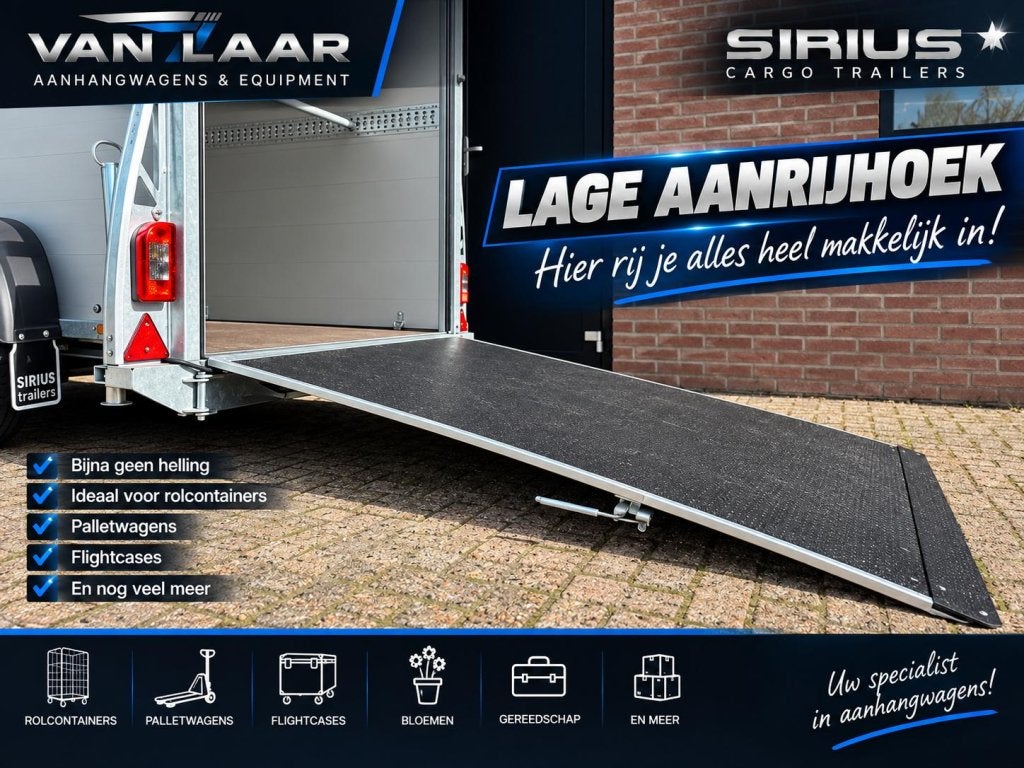 Gesloten Sirius Deur/Laadklep Aluminium Extra hoog Demo, Niet ingevuld, Nieuw, Niet ingevuld, Niet ingevuld