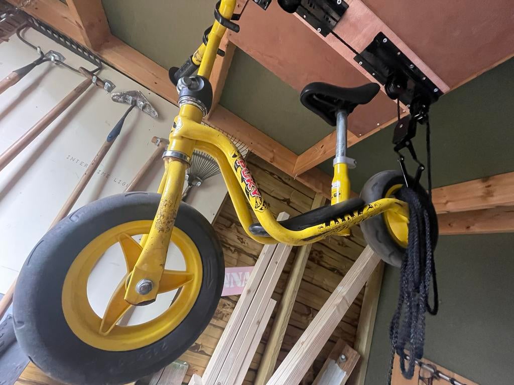 Puky loopfiets geel, Ophalen, Gebruikt, Minder dan 16 inch