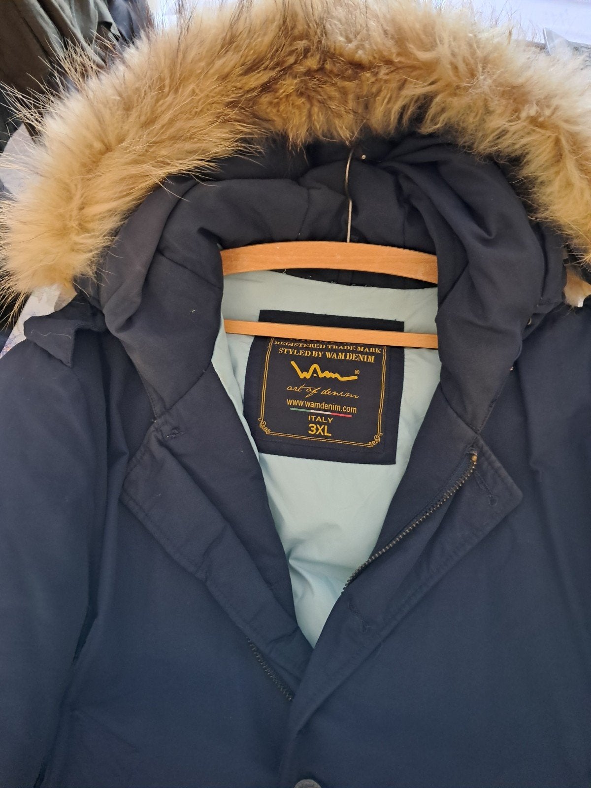 Heren jas mt XXL met nep bont kraag langs capuchon is netjes, Kleding | Heren, Ophalen of Verzenden, Zo goed als nieuw, Overige maten