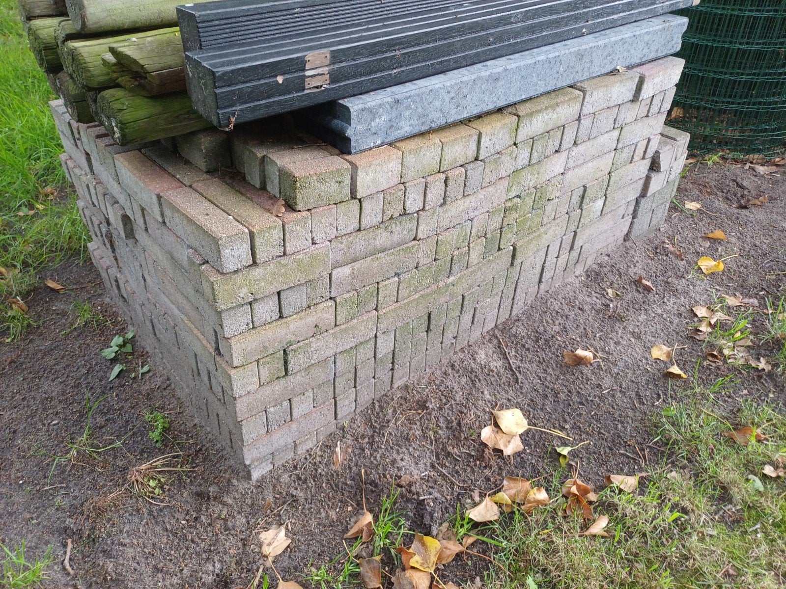 Gratis waaltjes 5 m2 afmeting 20 x 5 cm nieuw, Ophalen of Verzenden, Beton, Klinkers