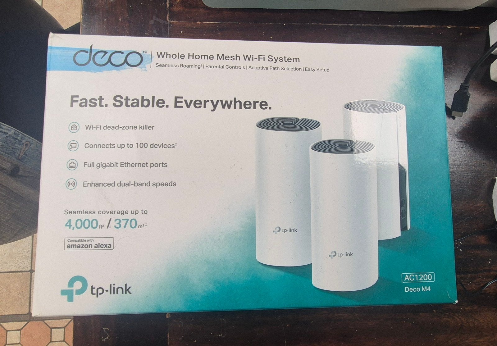 Tp-Link Deco M4 mesh systeem, Ophalen of Verzenden, Zo goed als nieuw, TP Link Deco M4