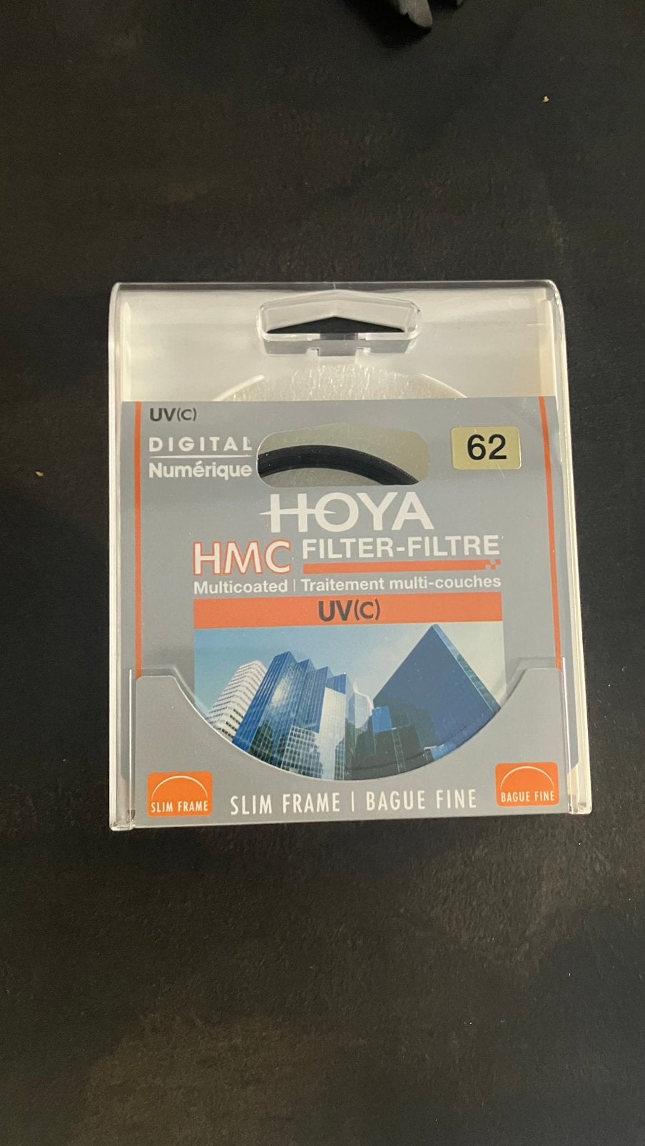 Hoya UV-filter 62mm. In goede staat., Ophalen of Verzenden, Zo goed als nieuw, 60 tot 70 mm, UV-filter