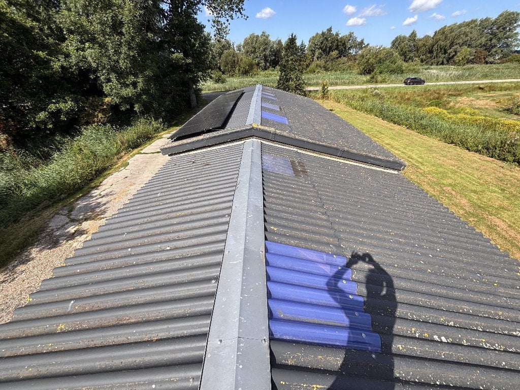 Gratis afhalen: kwalitatieve golfplaten - zelf demonteren, Ophalen, Kunststof, Gebruikt, Zwart