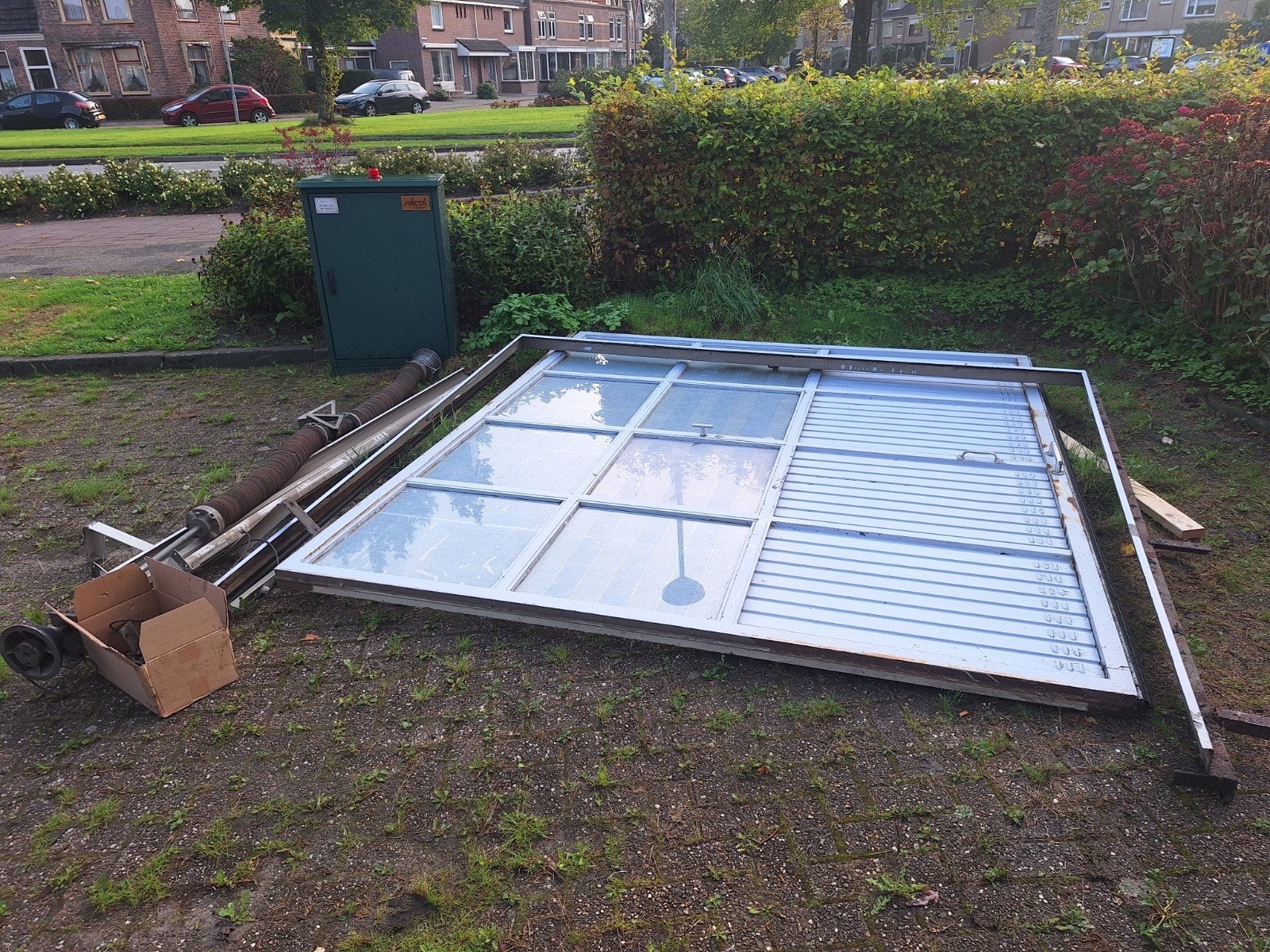 Garagedeur, Ophalen, Gebruikt, Garagedeur, Glas