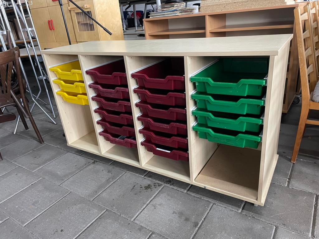 1x Schilte Ladekast Schoolkast, Ophalen, Gebruikt, Schilte, X