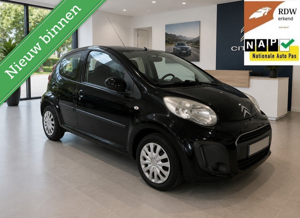 Citroen C1 1.0 Collection 2012 FACELIFT 89dkm NAP Airco/LED, Voorwielaandrijving, Euro 5, Gebruikt, C1