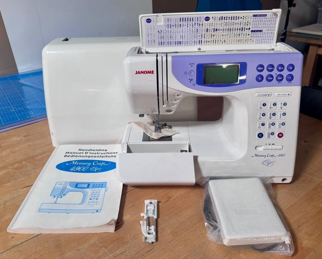 Janome Memory Craft 4900, Ophalen of Verzenden, Gebruikt, Naaimachine, Janome