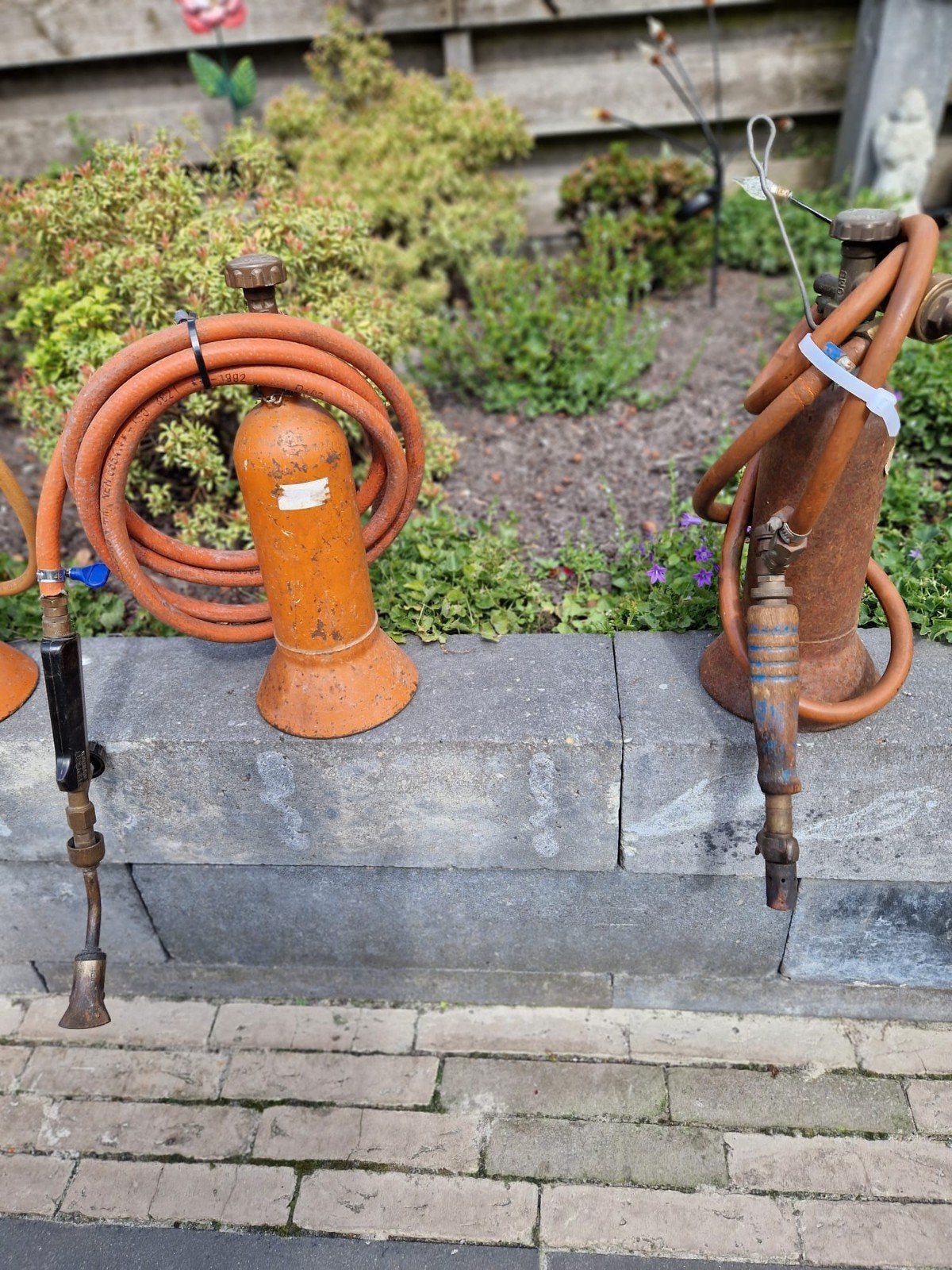Oude gasbranders - 2 stuks, Ophalen of Verzenden