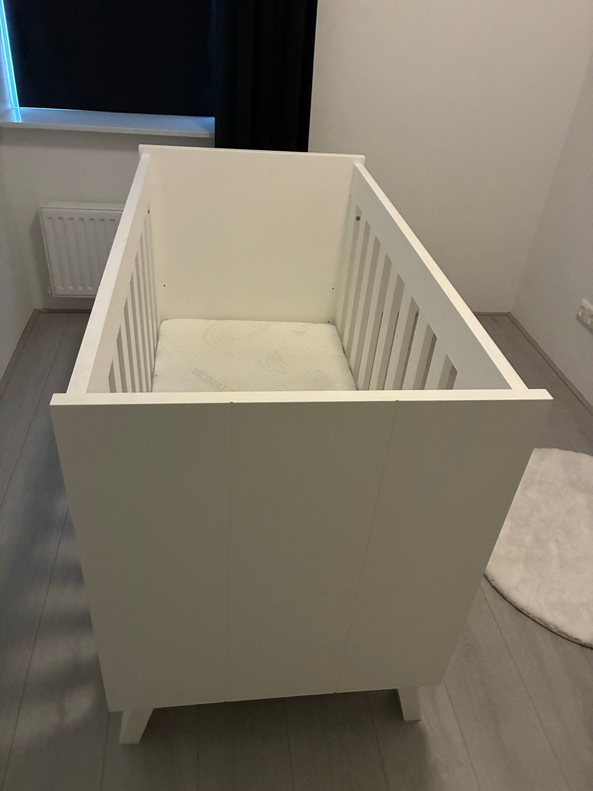 TWF baby ledikant wit met matras, Ophalen, Gebruikt, Ledikant