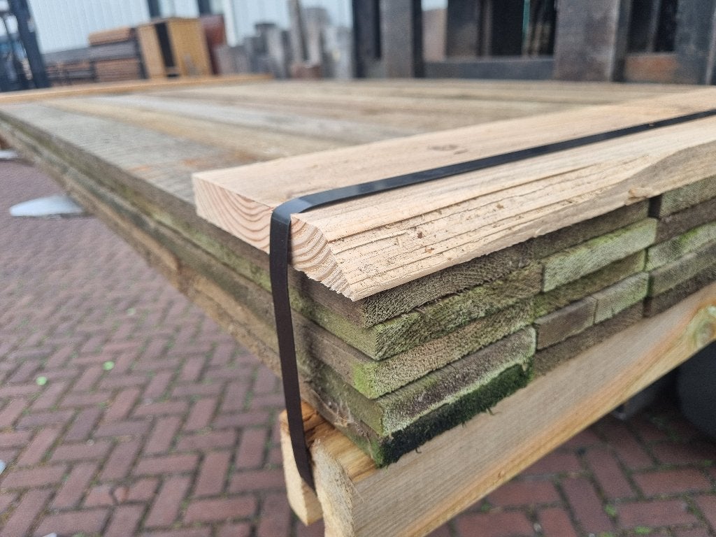 42 Planken geïmpregneerd +/- 1.5x10.0 cm - nr: TP625, Ophalen, 180 tot 250 cm, Planken