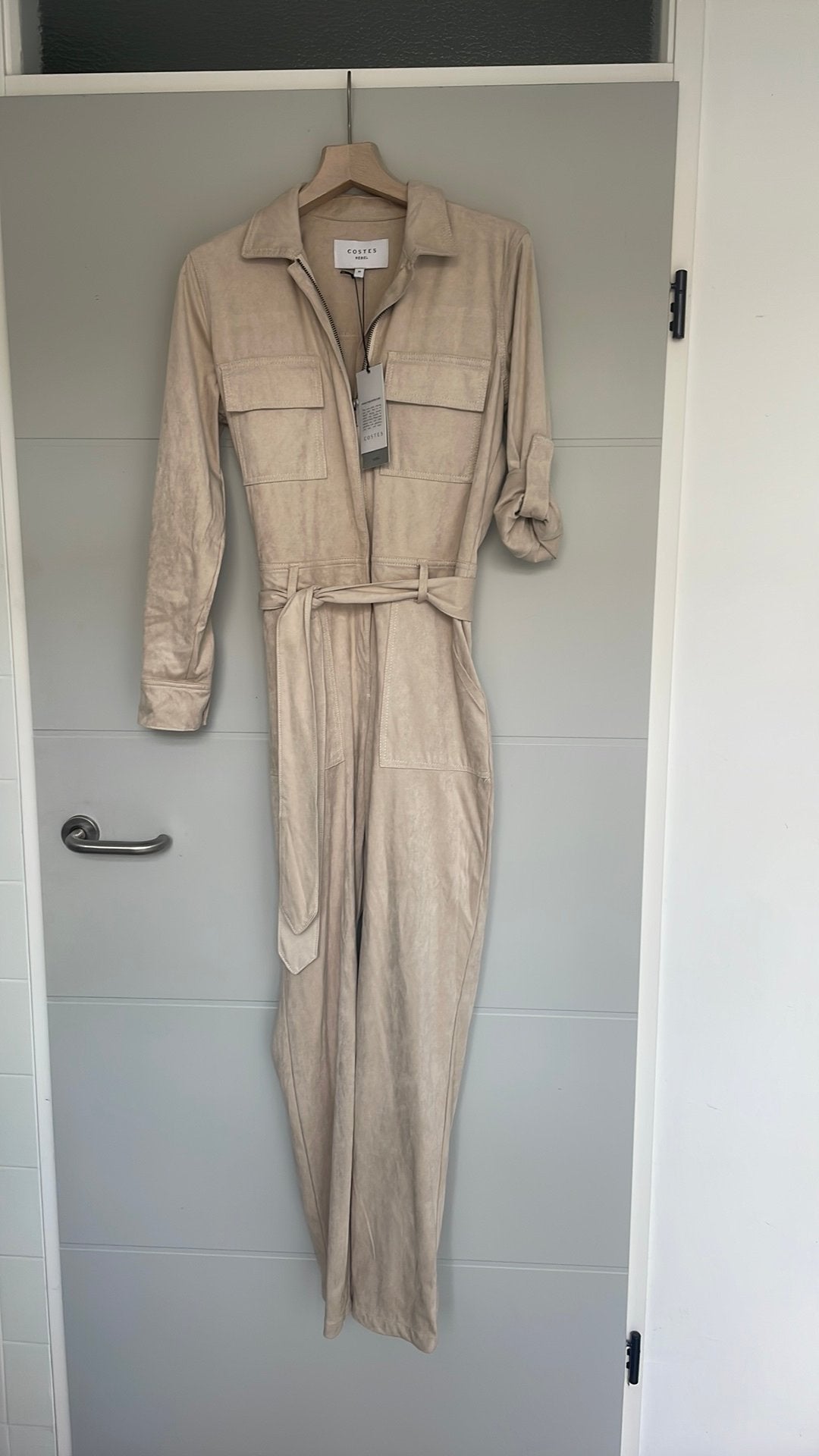 Costes jumpsuit M, Ophalen of Verzenden, Nieuw, Maat 38/40 (M), Beige