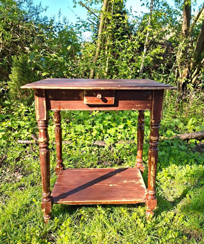 Brocante vintage tafeltje., Ophalen