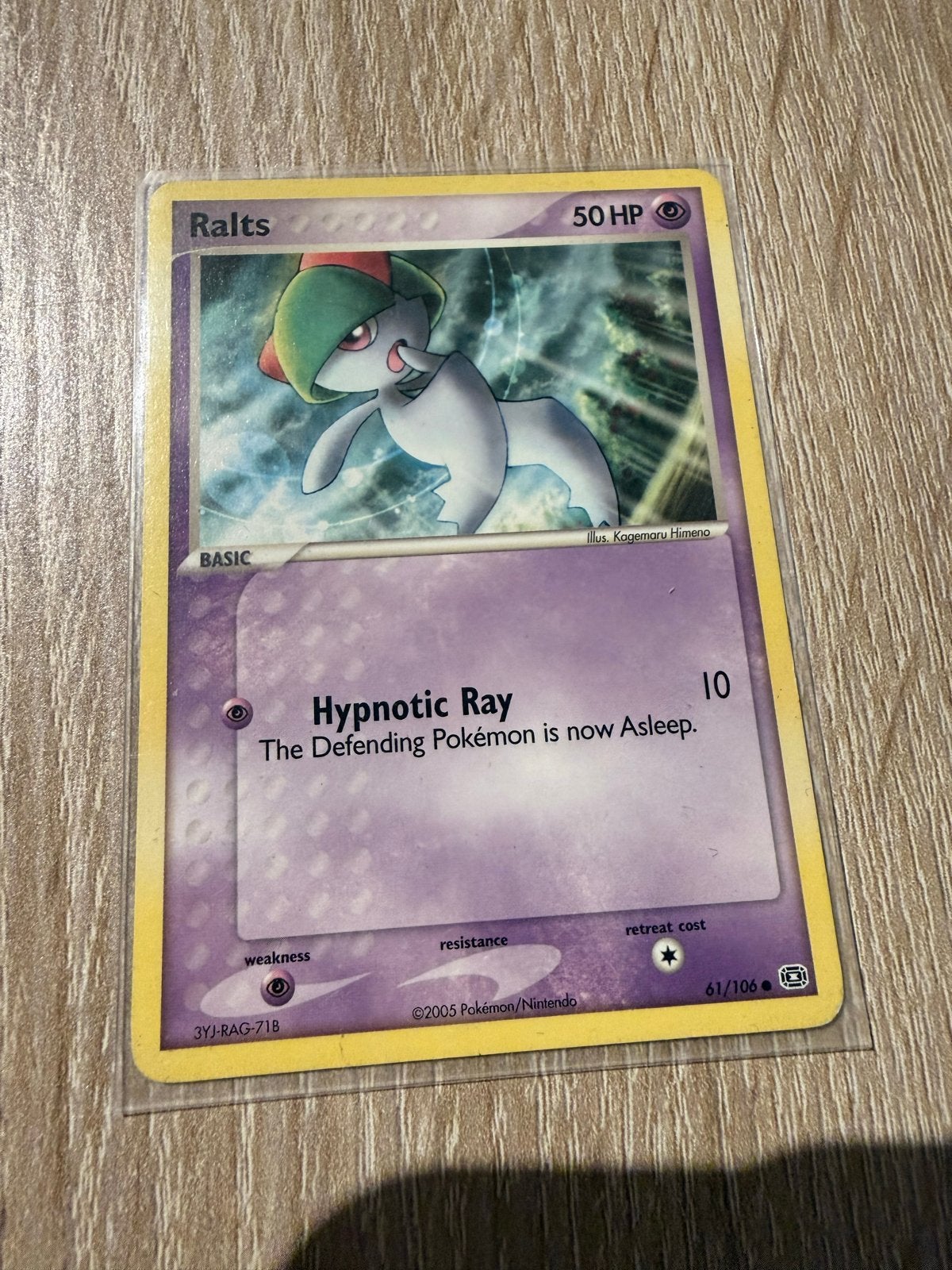 Pokemon Kaart - Ralts 61/106 (2005), Ophalen of Verzenden, Gebruikt, Losse kaart