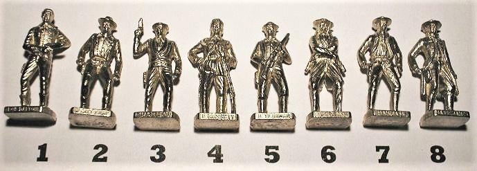 27ch-Ferrero kinder surprise metal beroemde cowboys serie 1, Ophalen of Verzenden, Zo goed als nieuw, Overige typen