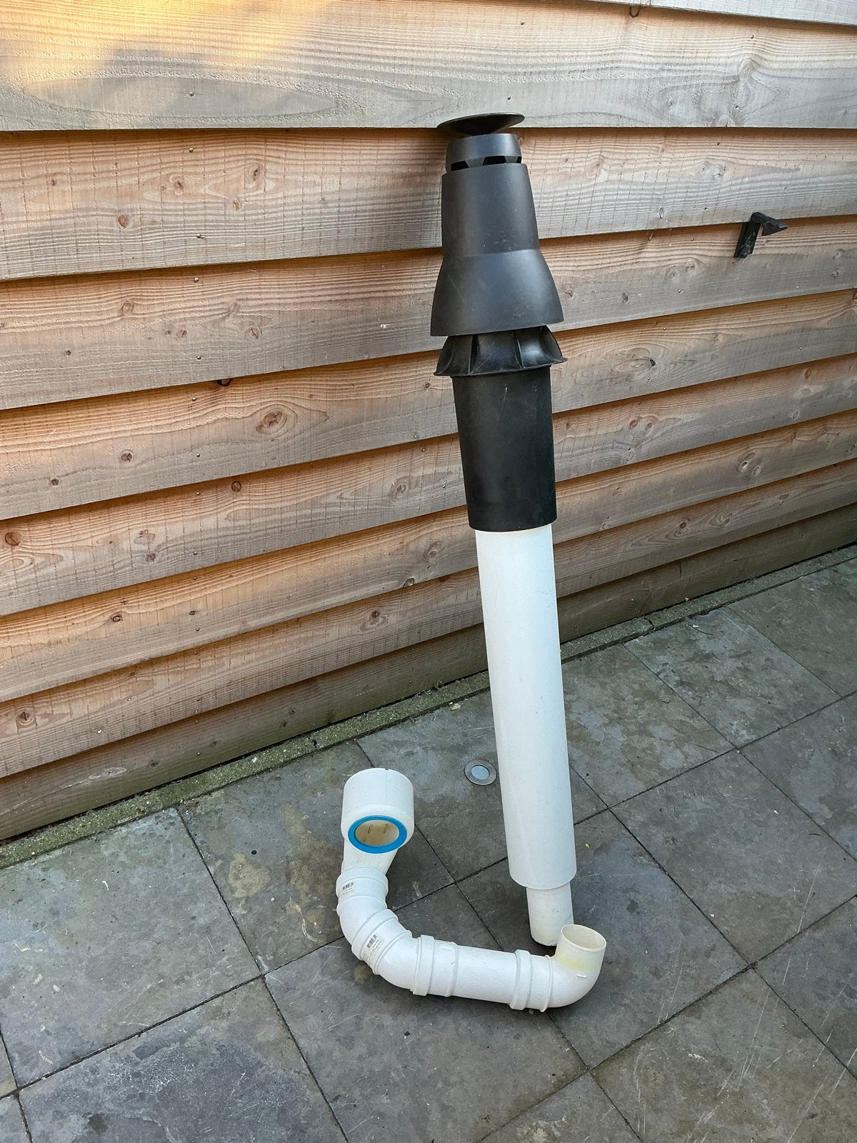 Cv kachel dakdoorvoer, compleet met beluchting roset, Ophalen, 30 tot 80 cm, Gebruikt, Cv-ketel of Combi-ketel