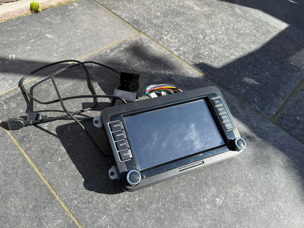 Navigatiesysteem VW Transporter (niet origineel), Auto diversen, Autoradio's, Ophalen of Verzenden, Gebruikt