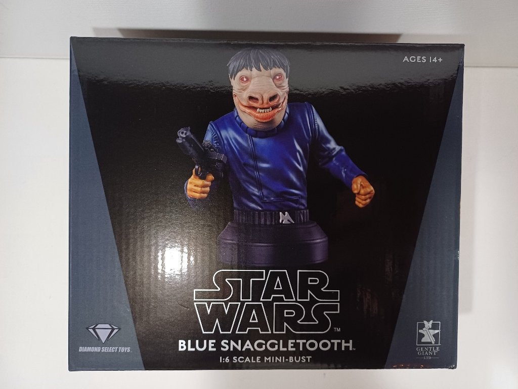 Star Wars Blue Snaggletooth Gentle Giant Bust 1/7 Scale Lim., Ophalen of Verzenden, Nieuw, Beeldje of Buste