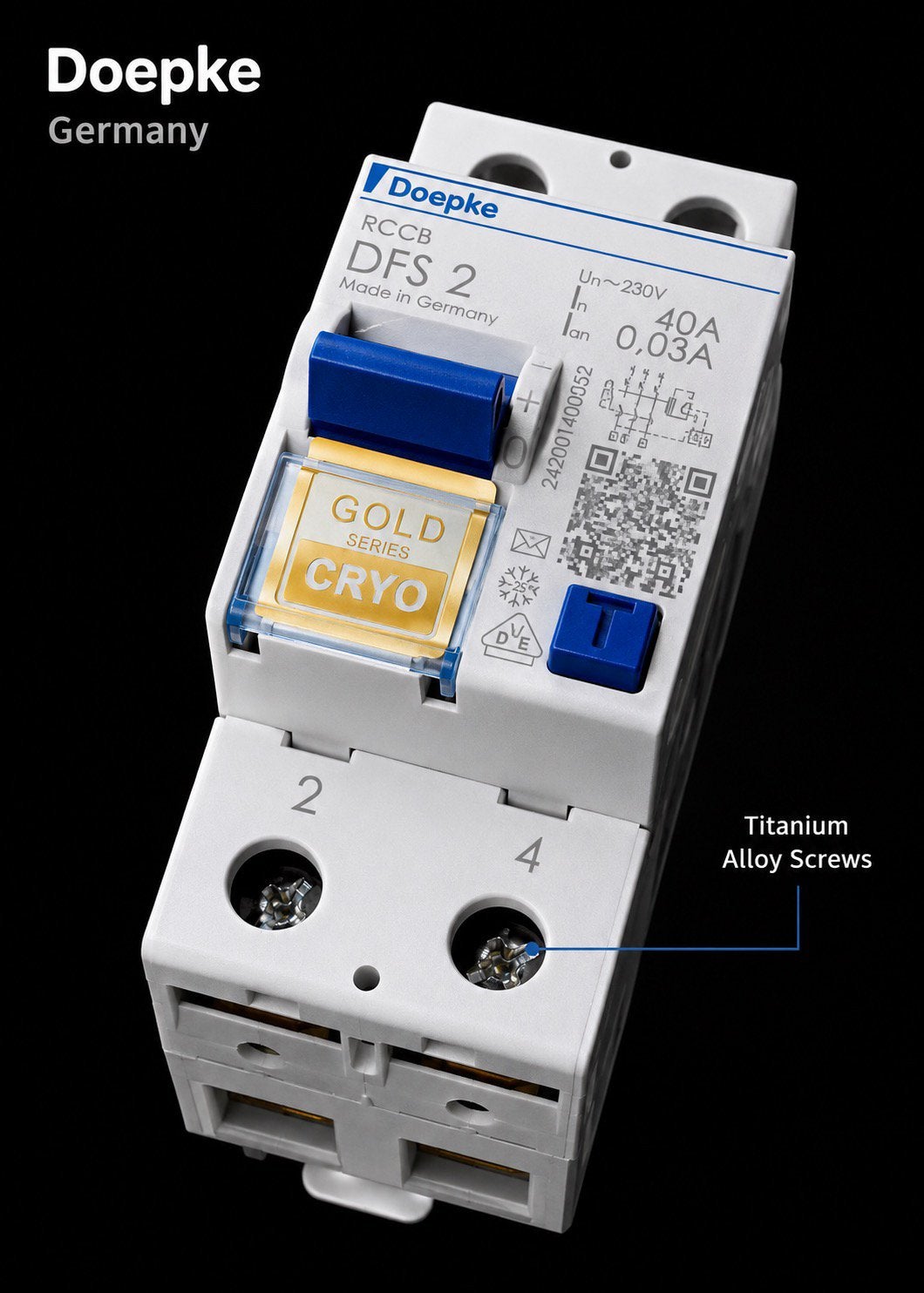 Doepke DFS-2 for Audio 40A Cryo RCCB aardlekschakelaar, Hoenderberg 1 3825 CT Amersfoort Nederland, Windmill Audio™, Nieuw, David.liefting@hotmail.com