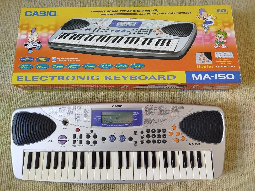 Keyboard CASIO MA150, Ophalen, Zo goed als nieuw, 49 toetsen, Casio
