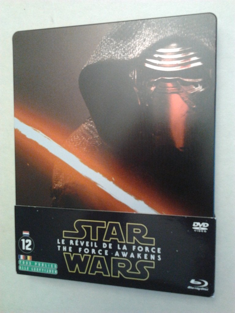 Star Wars The Force Awakens Steelbook 2x Bluray + 1 Dvd, Nederlands, Film, Science Fiction en Fantasy, Ophalen of Verzenden