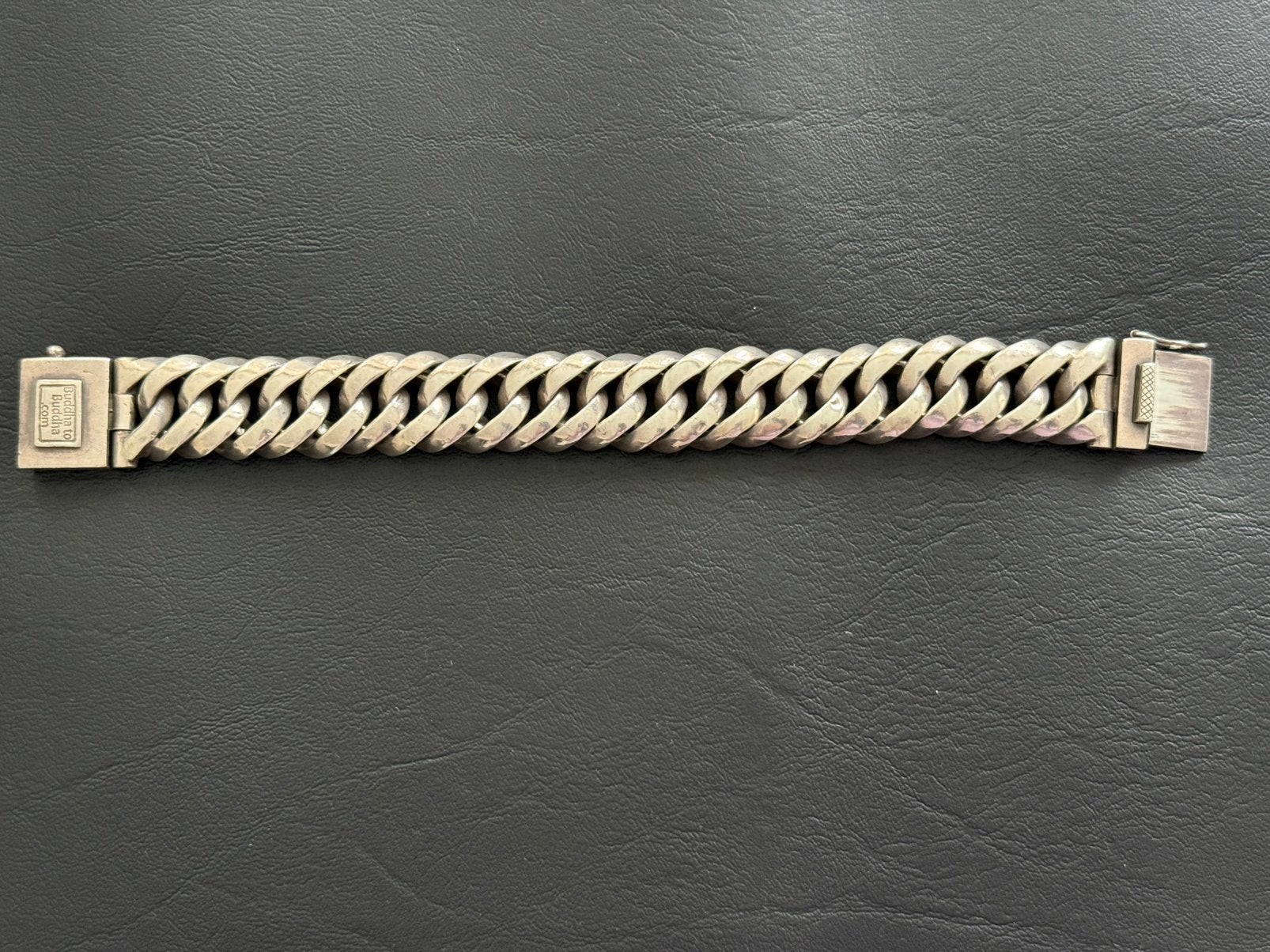Buddha to Buddha herenarmband, Ophalen of Verzenden, Gebruikt, Zilver