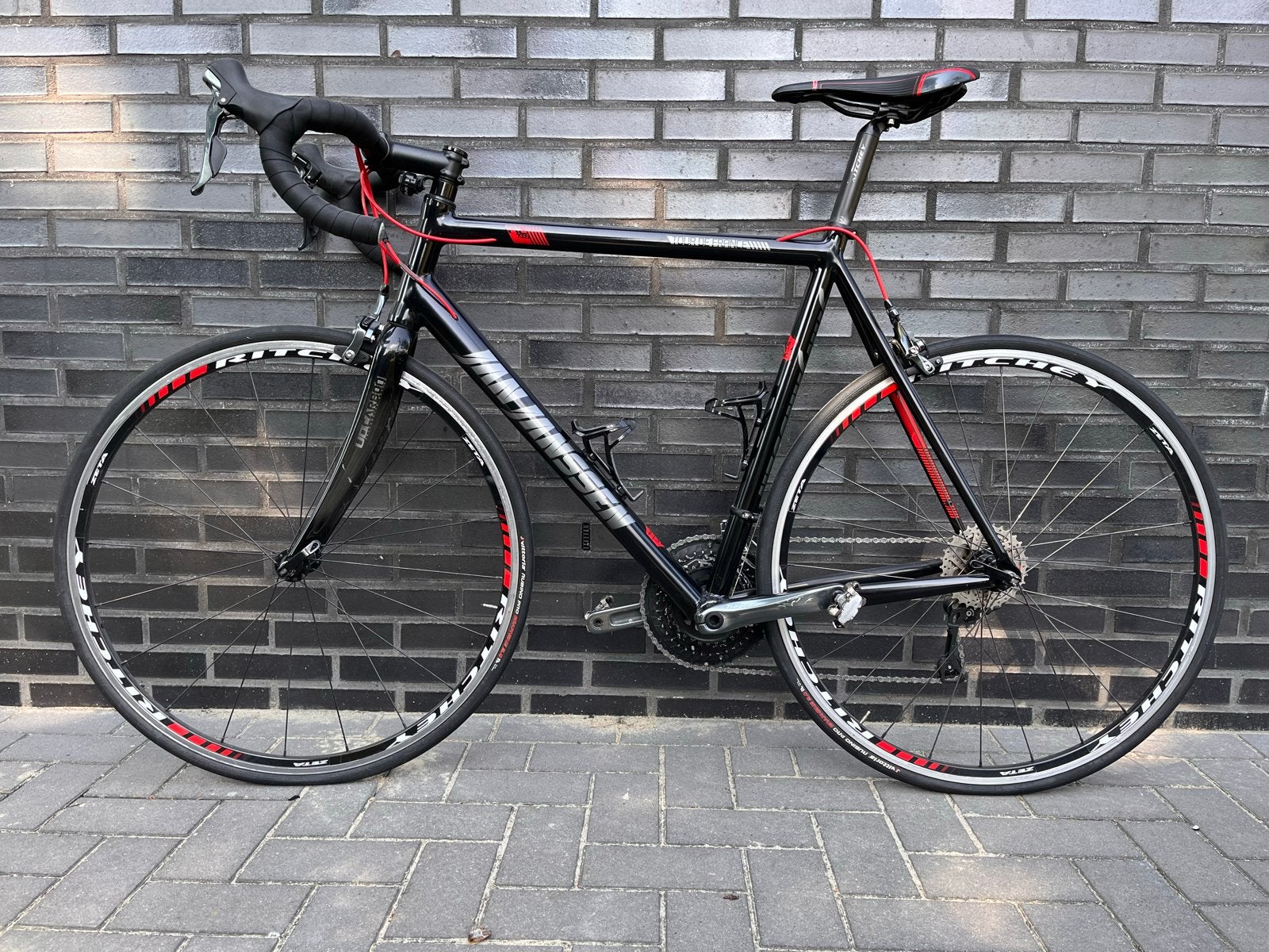 Jan Janssen Racefiets met Shimano Tiagra, Fietsen en Brommers, 28 inch, Gebruikt, Aluminium, 57 tot 61 cm