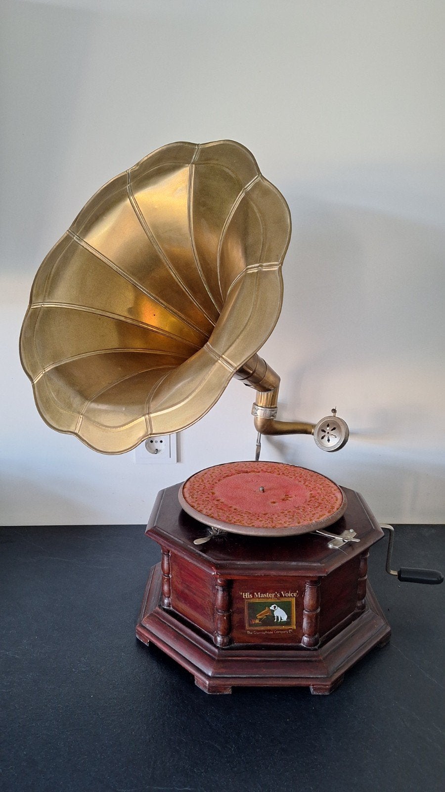 Werkende Grammofoon Replica - His Master's Voice, Ophalen