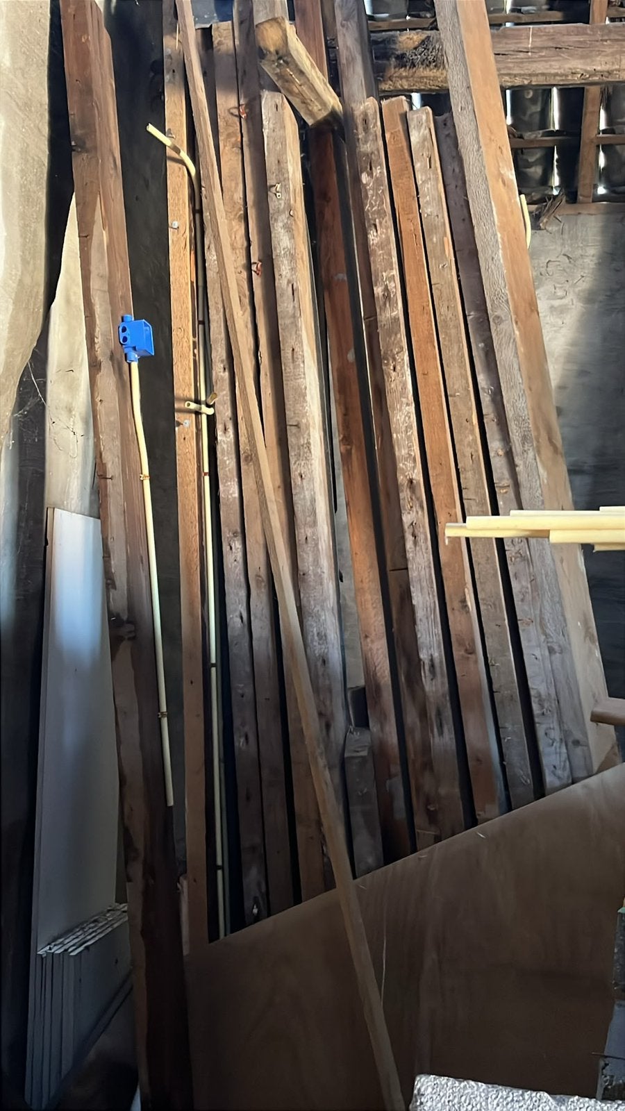 Gratis (stook)hout, Ophalen, Gebruikt, Minder dan 180 cm, Planken