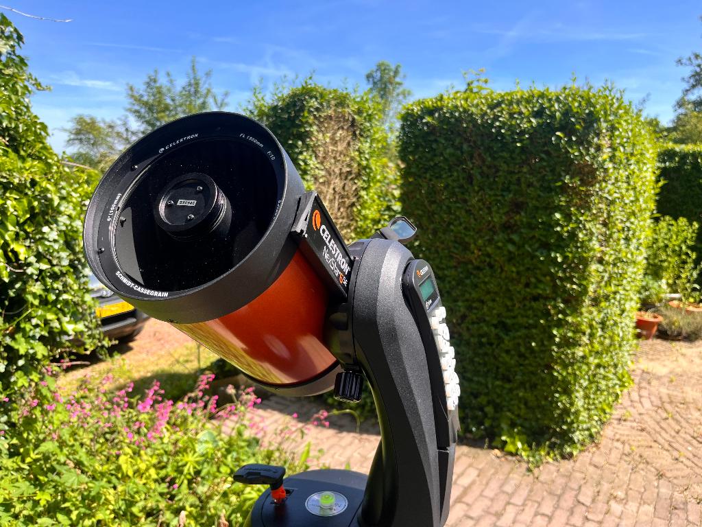 Telescoop Celestron NexStar 6SE , StarSense, WiFi, lenzen., 80 tot 200 mm, Met statief, Zo goed als nieuw, Spiegeltelescoop (reflector)