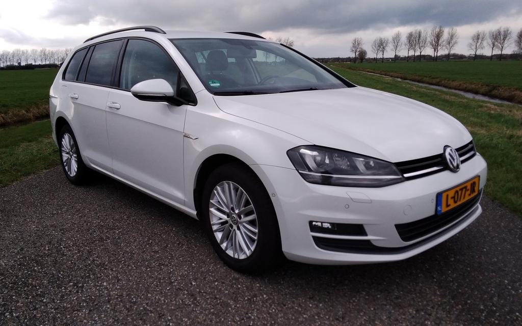 Stoere Volkswagen Golf 1.4 CUP 125 Pk Variant DSG 2014 Xenon, Auto's, Euro 5, Stof, Zwart, 4 cilinders