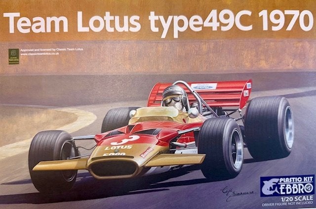 Coelianmodels, Ebbro 20006, Lotus Type 49c, 1/20, € 39,99, Hobby en Vrije tijd, Modelbouw | Auto's en Voertuigen, Overige merken