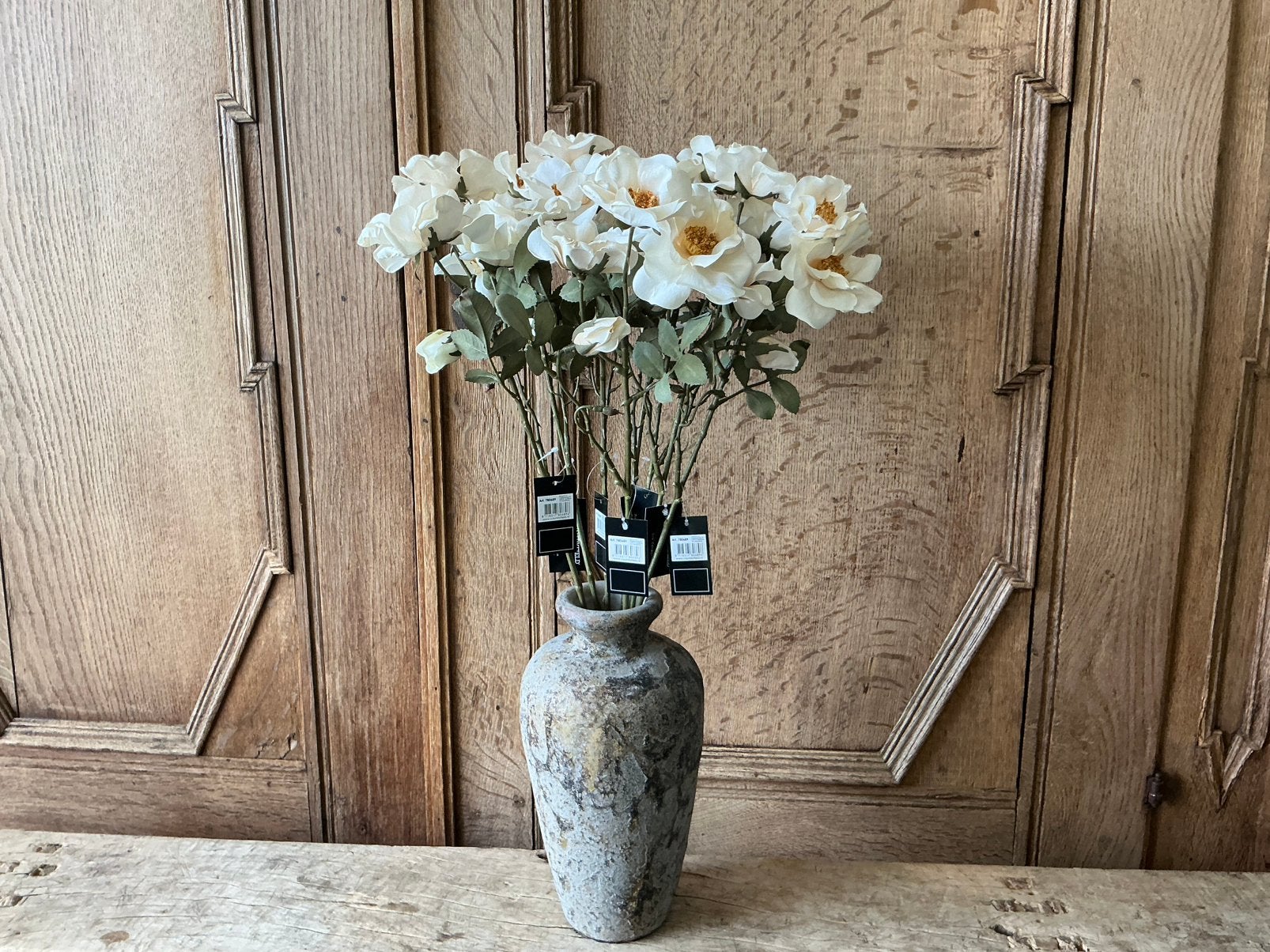 AANBIEDING boeket van 8 Countryfield Rosa kunstbloemen, Ophalen of Verzenden, Nieuw