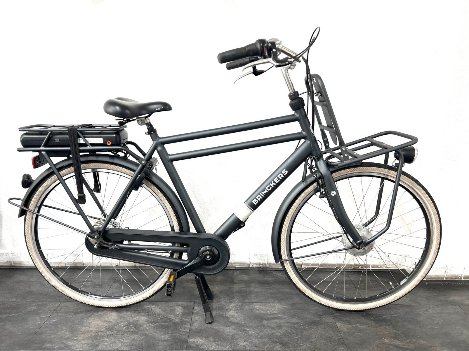 Brinckers Elektrische Heren Fiets (met nieuw accu), Overige merken, Versnellingen, 49 tot 53 cm, Ophalen of Verzenden