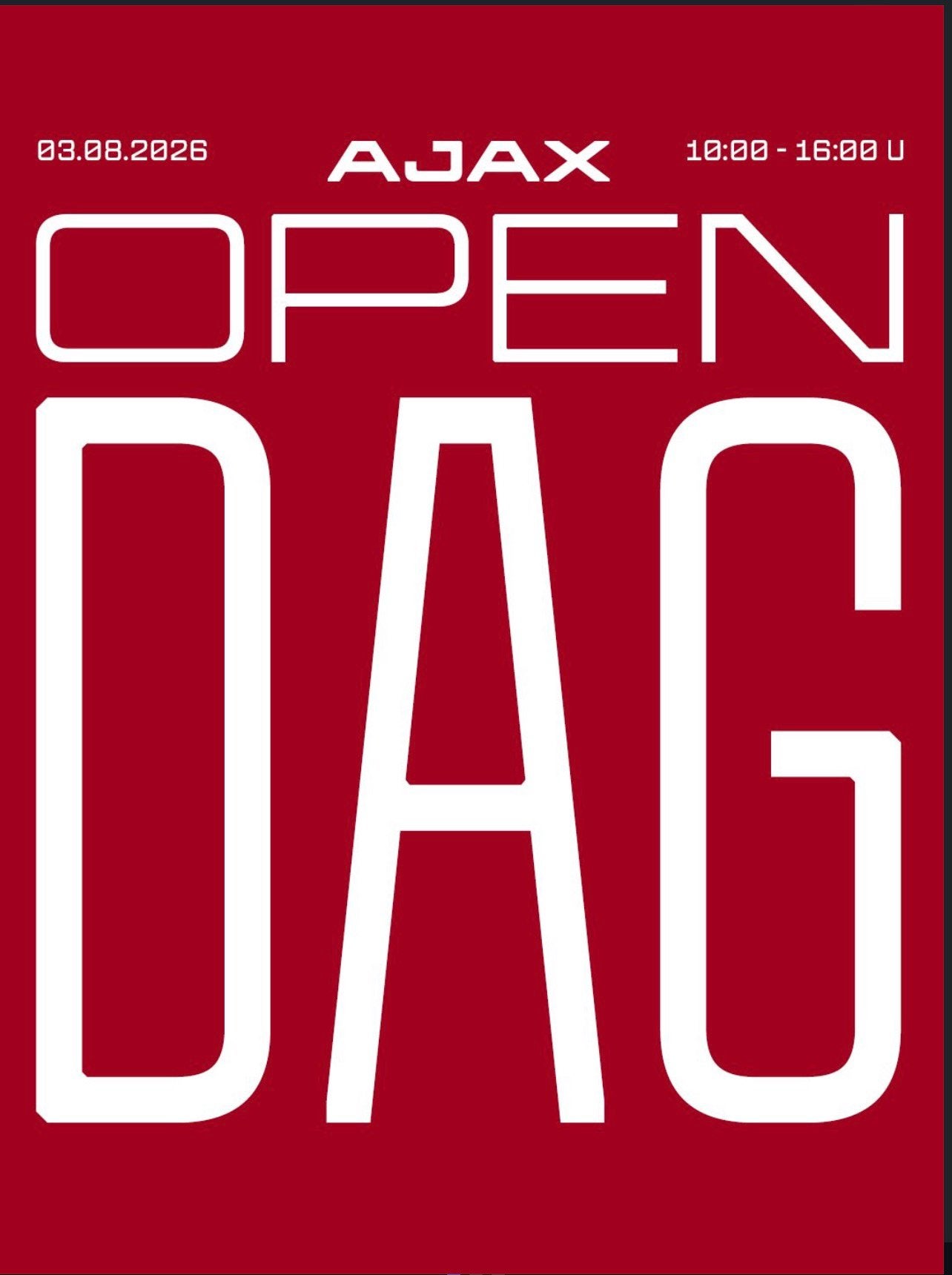 Ajax open dag 3 kaarten vak 115 naast elkaar, Twee personen, Augustus