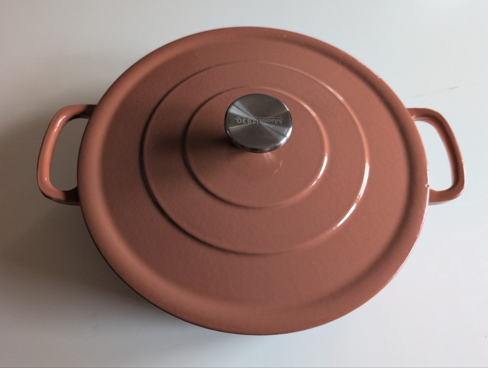 Mauviel 1830 Gietijzeren Braadpan, Huis en Inrichting, Geschikt voor inductie, Ophalen of Verzenden, Zo goed als nieuw, Overige merken