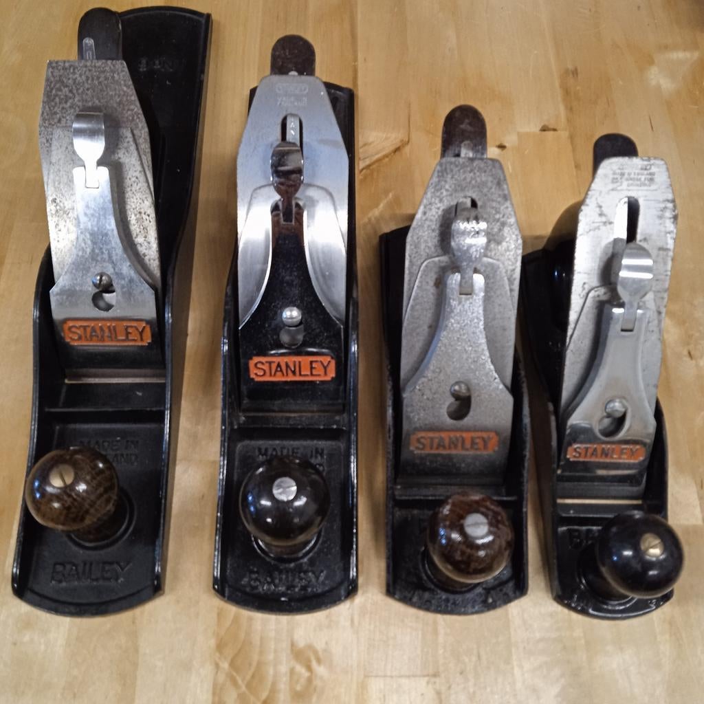 Set Stanley Bailey schaven 4 4,5 5,5 6, Antiek en Kunst, Ophalen of Verzenden
