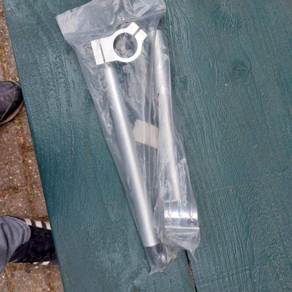 Clip On, Racestuur Brommer of Motor. Aluminium., Ophalen of Verzenden, Zo goed als nieuw