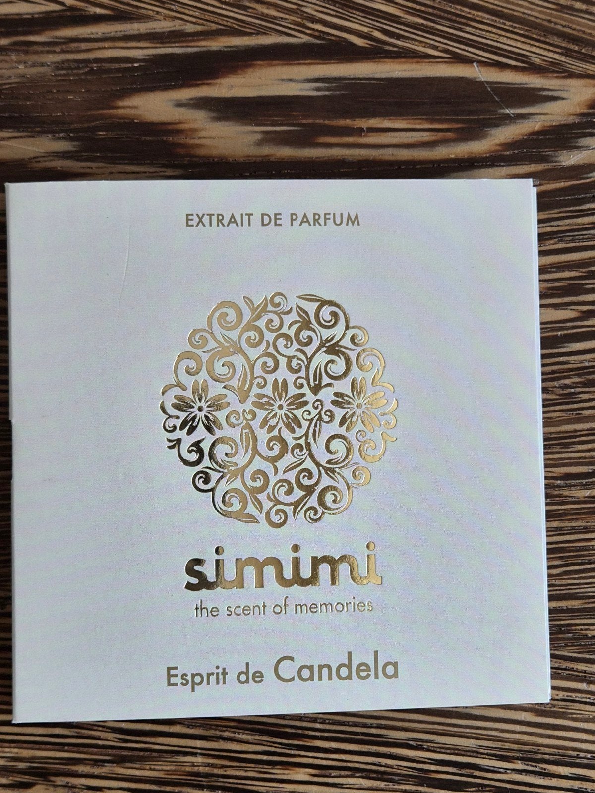 Simimi Esprit de Candela Extrait de Parfum sample 1.5ml, Verzenden, Nieuw