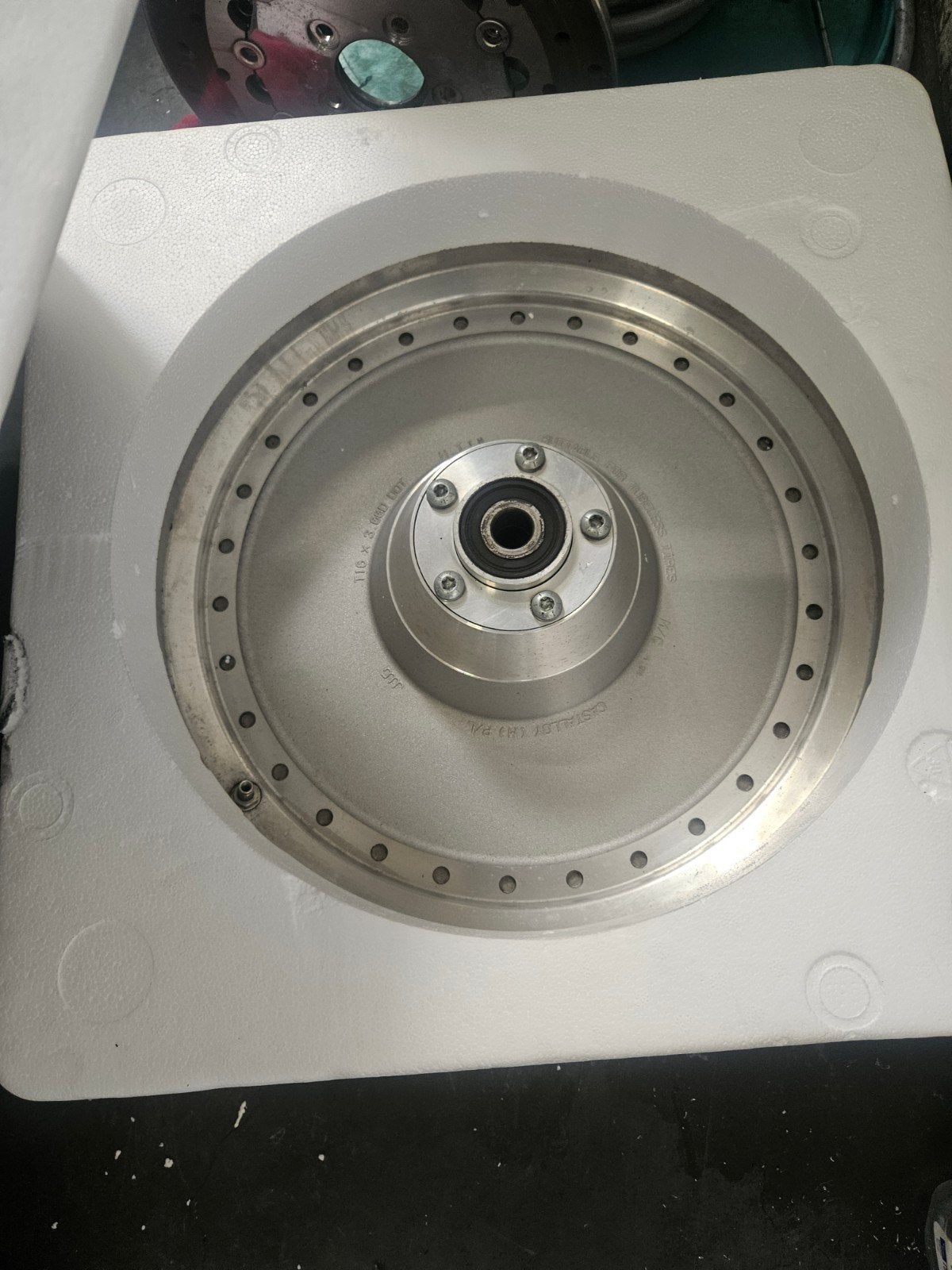 Harley Davidson fatboy wielen, Motoren, Ophalen, Gebruikt