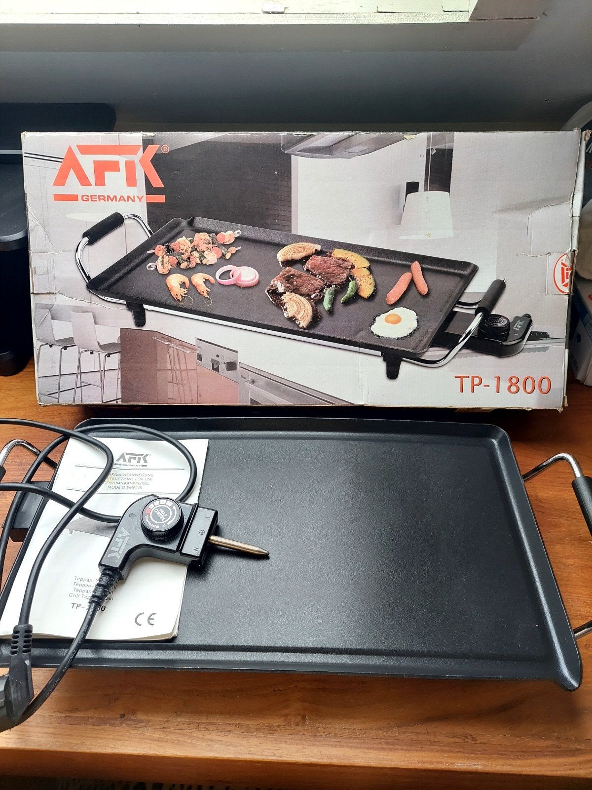 Barbecue / AFK Germany TP-1800 Tafelgrill, Ophalen of Verzenden, Gebruikt, Tafelgrill