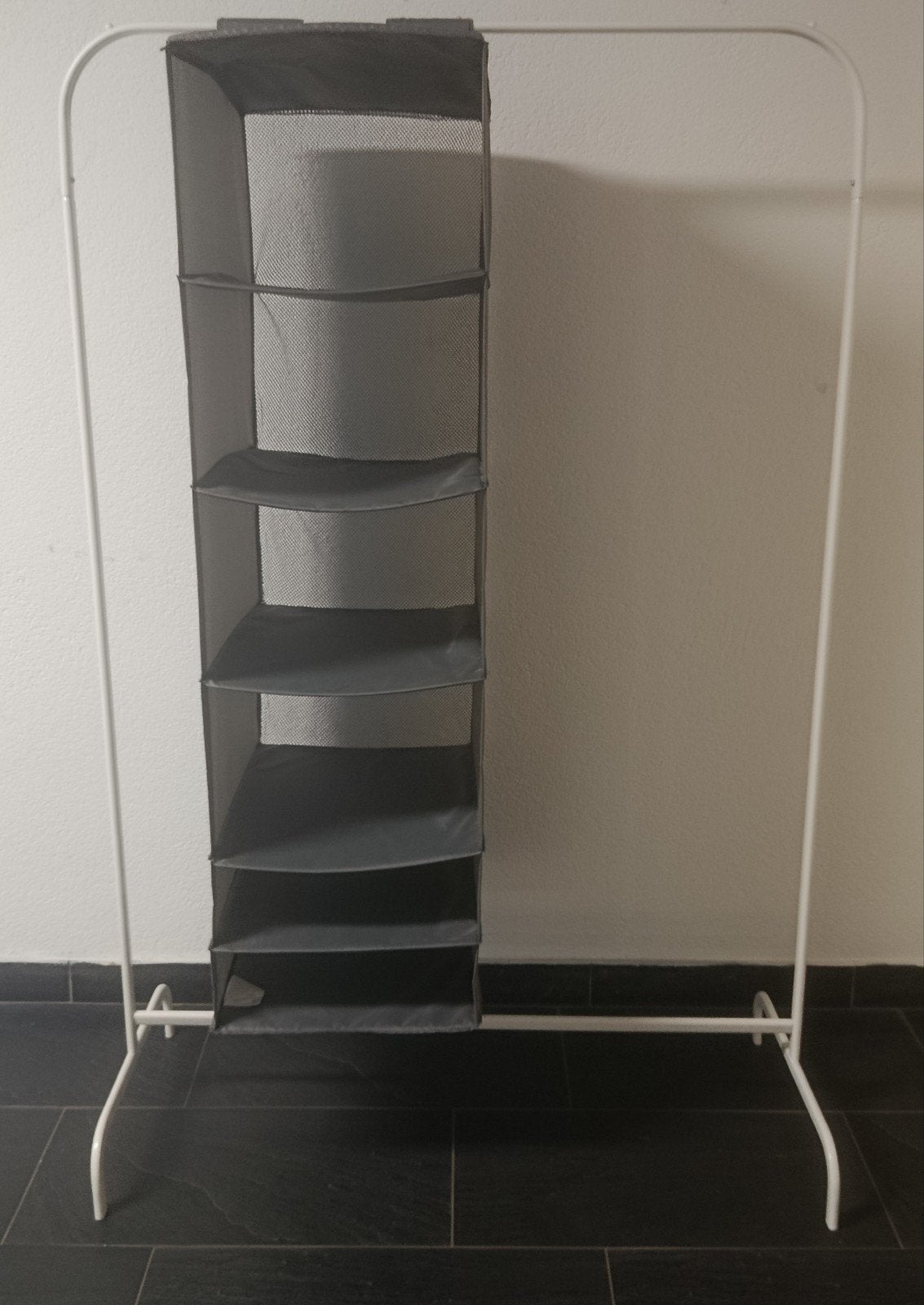 IKEA MULIG kledingrek + STUK hangende organizer – €14, Kleding | Dames, Kledingrekken, Ophalen, Zo goed als nieuw