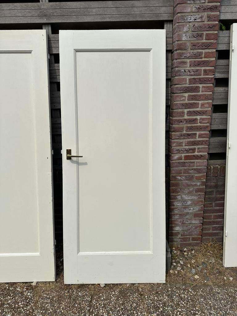 Jaren 30 binnendeur, Deurkozijn, Zo goed als nieuw, Hout, Ophalen
