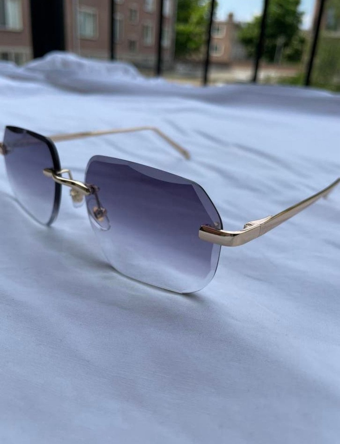 Purple Diamond Cut Glasses, Overige merken, Zonnebril, Paars, Nieuw
