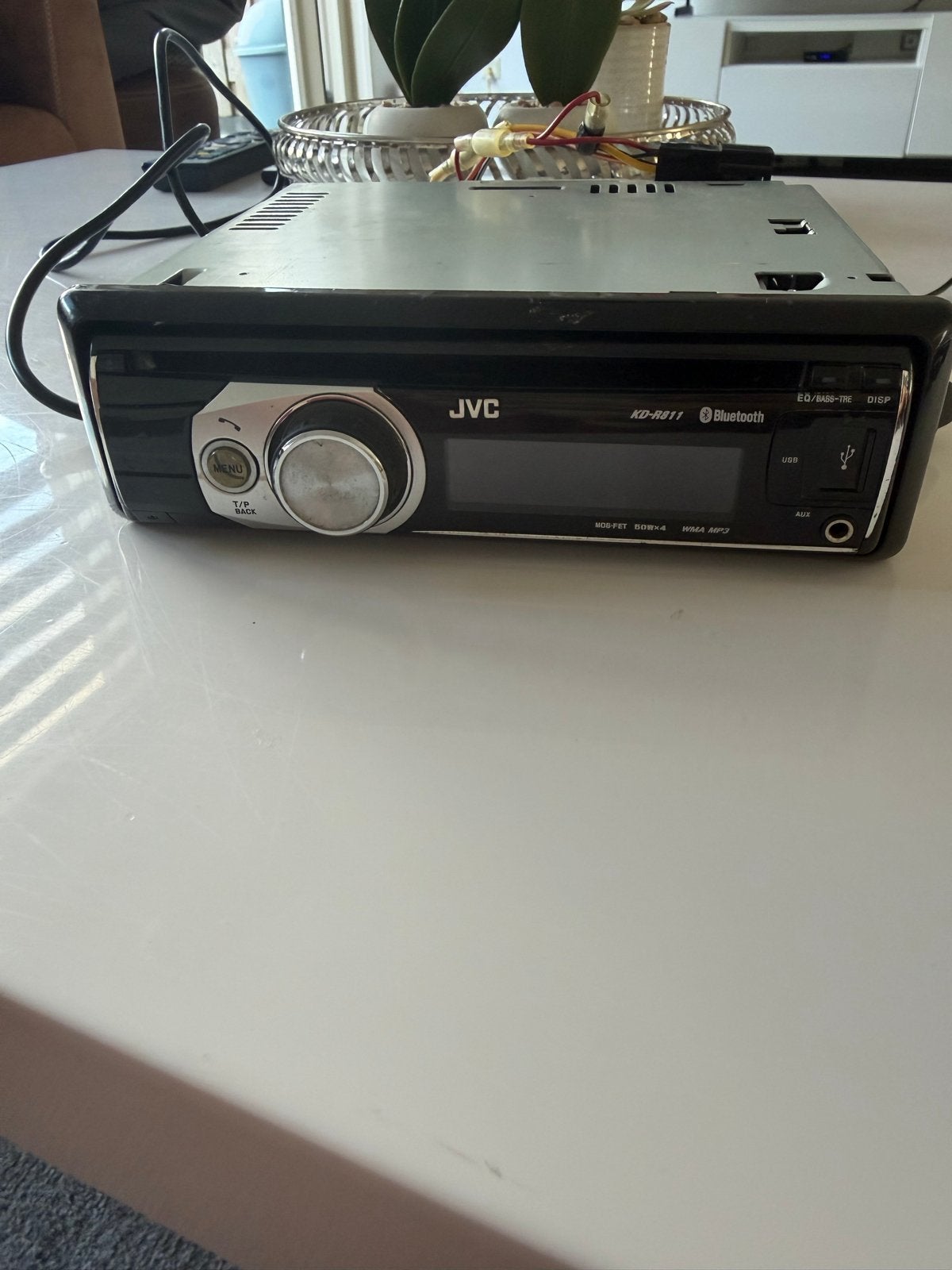 JVC KD-R811 Autoradio met Bluetooth en afstandsbediening, Ophalen of Verzenden, Zo goed als nieuw