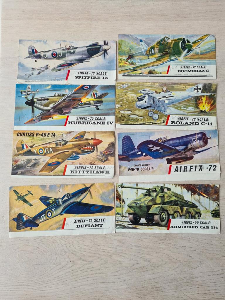 Vintage bouwtekeningen modelbouw airfix, Ophalen of Verzenden, 1:72 tot 1:144, Overige merken