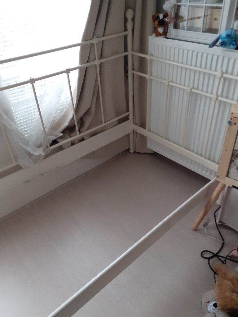 Ikea bed metaal, Ophalen, Gebruikt, 90 cm, Eenpersoons