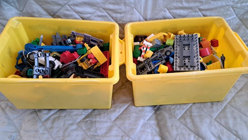 Grote partij LEGO Duplo blokken, Kinderen en Baby's, Speelgoed | Duplo en Lego, Ophalen, Gebruikt, Lego, Inclusief minifiguren