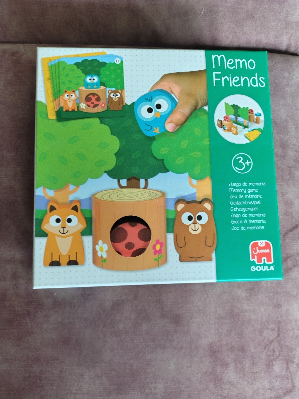 Memo Friends Memory Spel Goula Jumbo (3+), Ophalen of Verzenden, Zo goed als nieuw, Puzzelen