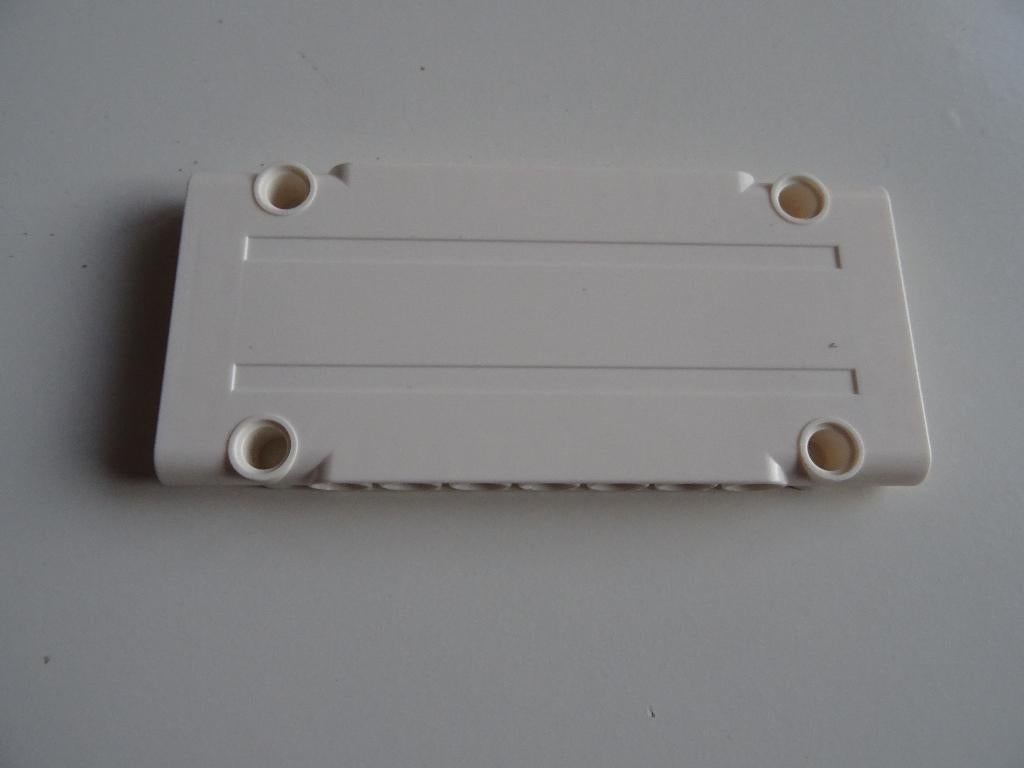 10 technic Lego paneel plaat 1x5x11 wit, Lego, Ophalen of Verzenden, Zo goed als nieuw, Technic