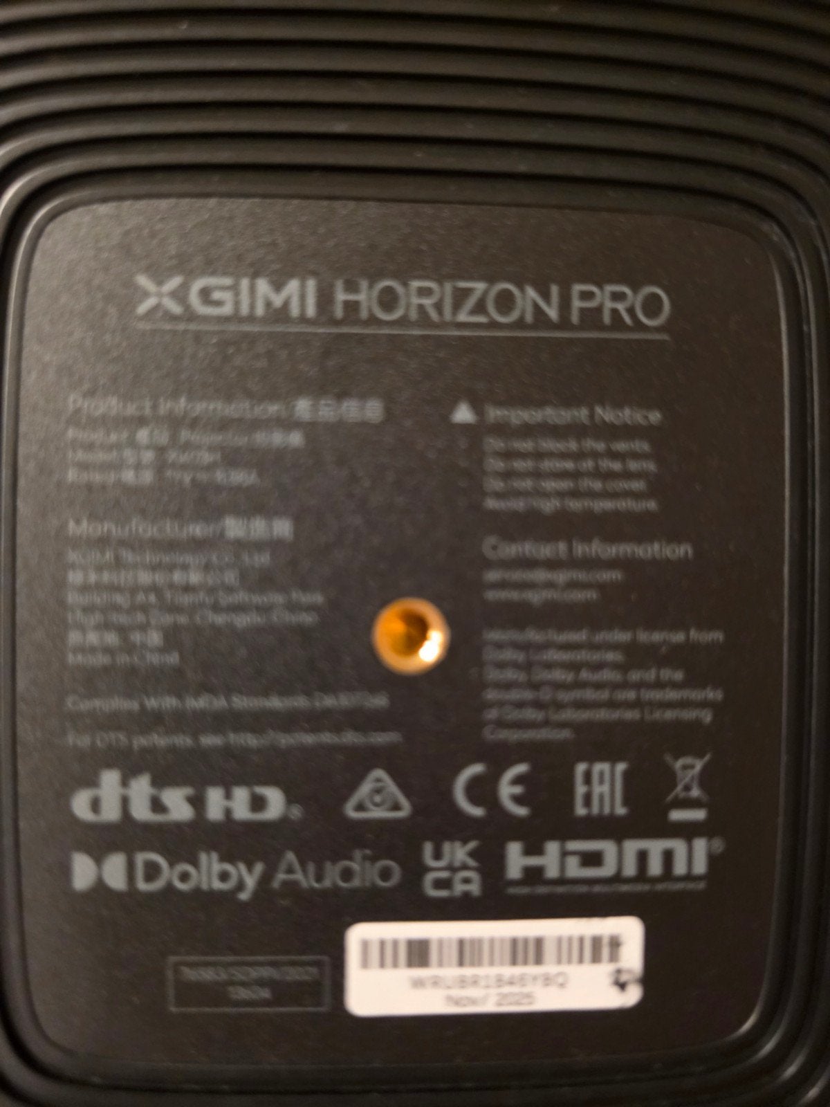 Foto 5 van XGIMI Horizon Pro 4K beamer – zo goed als nieuw (2025)